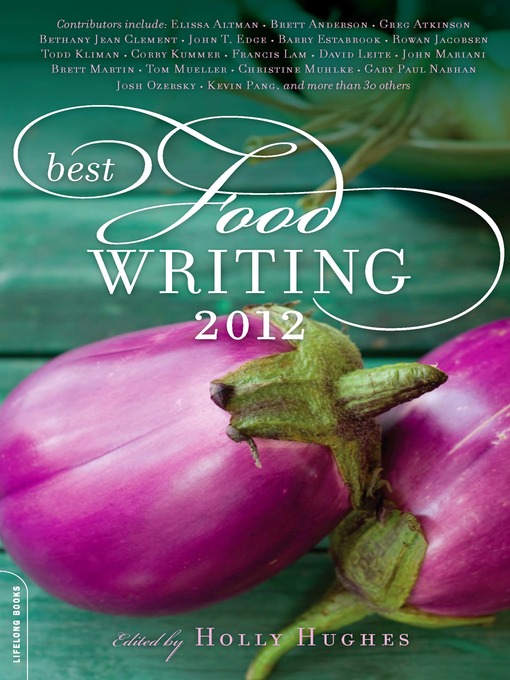 Cover image for Best Food Writing 2012
